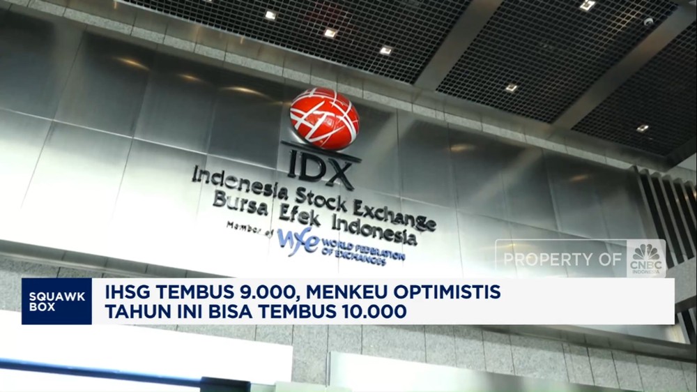IHSG Melejit 9.000! Menkeu Bidik 10.000, Ada Apa?