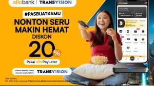 Jangan Kaget! Transvision Diskon 20% Pakai Allo Paylater!
