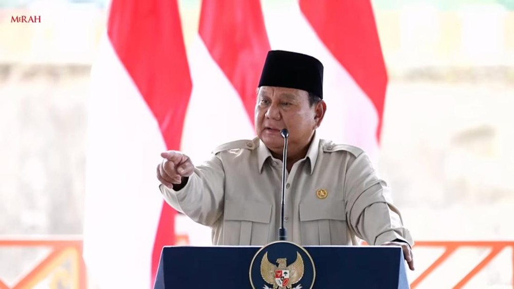Prabowo Sentil Keras Aparat Bintangmu dari Rakyat