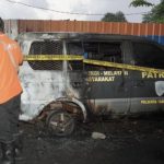 Surabaya Geger Mobil Patroli Dilalap Api