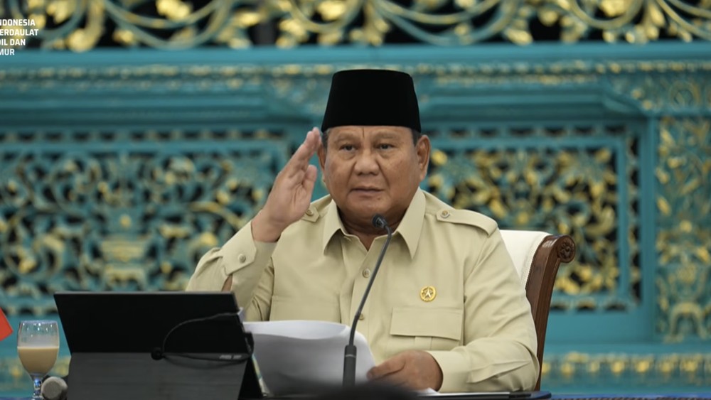 Monas Lautan Doa Presiden Prabowo Hadir