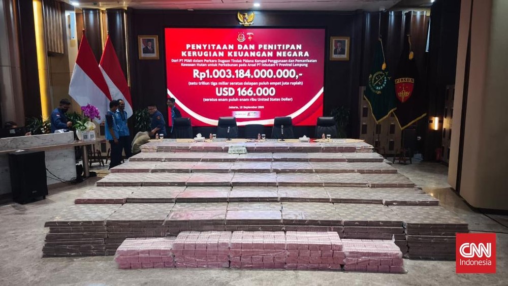 Kejagung Sita Triliunan Rupiah Kasus Lahan Inhutani