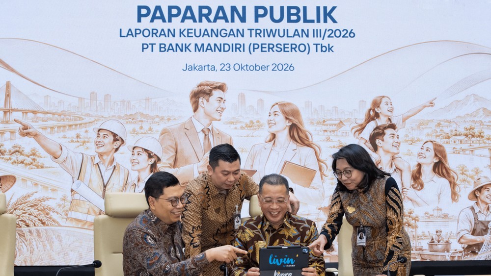 Laba Bank Mandiri Melejit Drastis