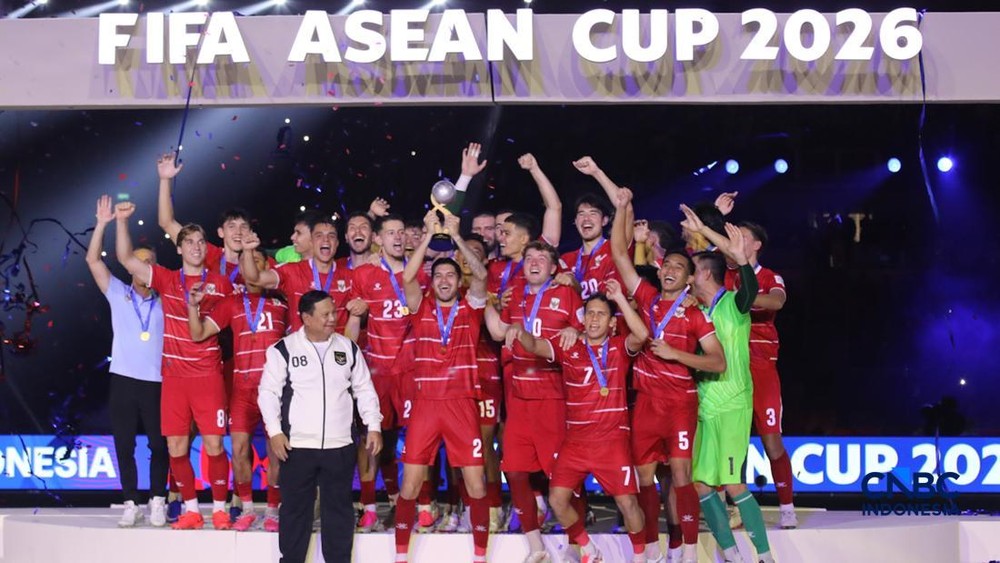 Indonesia Juara ASEAN Cup Prabowo Bangga